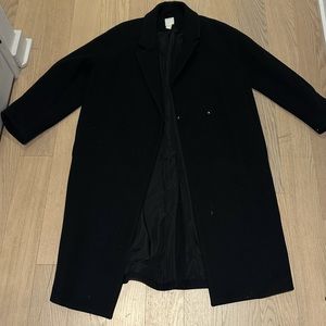 H&M black coat